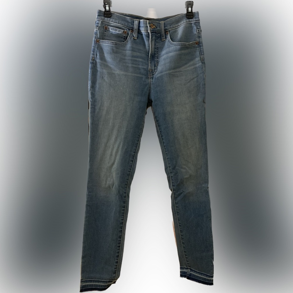 J. Crew 10" High Rise Skinny Leg Jean with Let-down Hem - Size 27